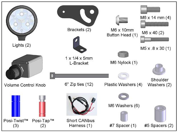 Parts List Please be sure to read