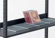 Melamine CD/DVD browser, three-tier, built-in Add-on H 81 cm Code 15334 Add-on H 51 cm Code 15336 CD/DVD rack Code 15368 Metal double-sided CD/DVD browser, free-standing H 81 W 90 cm Code 15309 W 120