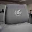 Vinyl Headrest with Embroidered Buick Logo 2019 Enclave Customize your vehicle with a Buick Accessories Headrest. It Part # varied MSRP $175.