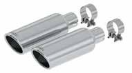 construction Backed by Borla s 1,000,000-mile warranty 1 Customize your system with the Bright Chrome, Black Chrome or Carbon Fiber Performance Exhaust Tip Kits shown here Bright Chrome Exhaust Tip