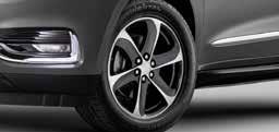 THE ALL-NEW 2018 ENCLAVE: SMART MADE STYLISH STYLISH SENSIBILITY. 20-INCH 6-SPOKE WHEELS Personalize your Enclave with these 20-Inch Ultra Bright Machined- Face Wheels with Satin Graphite Pockets.