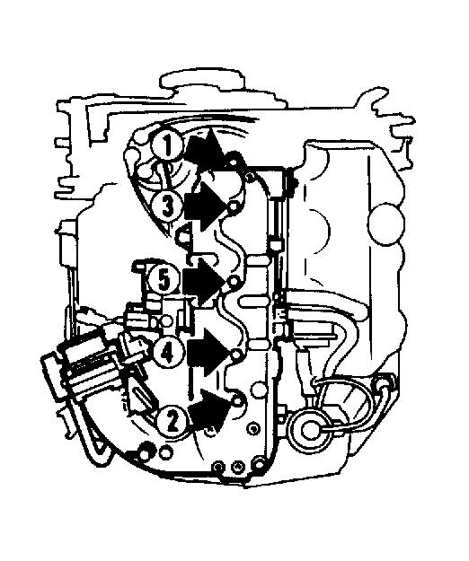 INTAKE MANIFOLD Removal 1. Release fuel system pressure. Disconnect battery and drain cooling system. Disconnect vacuum and coolant lines attached to intake manifold and label accordingly.