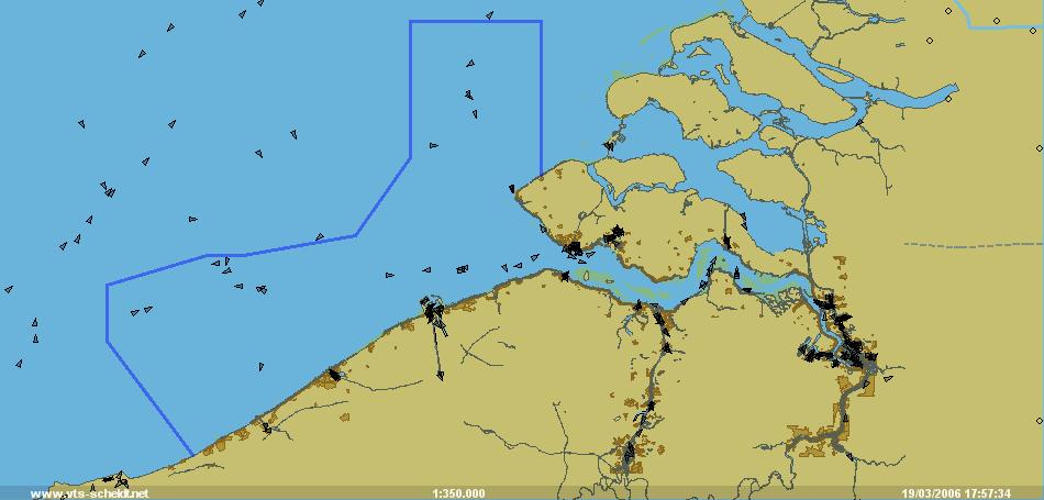 VTS in the Scheldt area VTS by Scheldt Radar Chain Radar Treaty 1978: The Netherlands / Belgium One cross border system; 3 VTS
