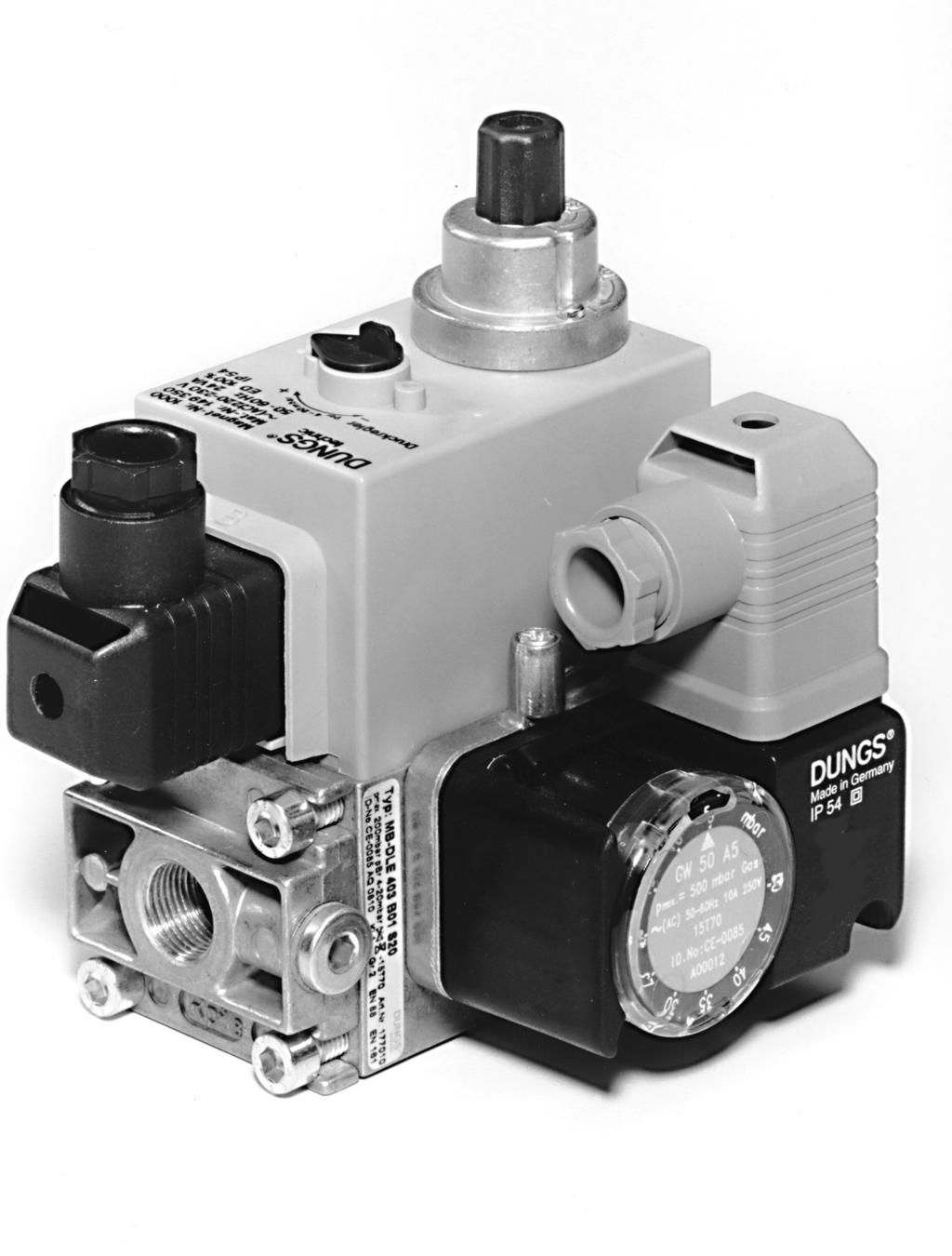 GasMultiBloc Combined regulator and safety shut-off valves Single-stage function MB-D(LE) 0 B0 7.0 Printed in Germany Edition 0.8 r.