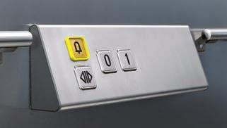 For clear navigation throughout your building, indicators and nameplates can be supplied. Keypad The keypad features a conventional layout.