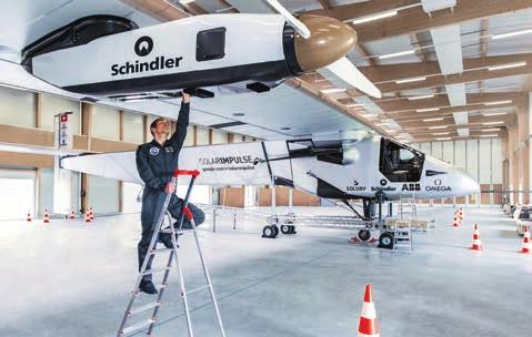 When vision meets discipline. Schindler partners with Solar Impulse.