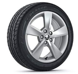 for 215/40 R17 tyres ET46 platinum matt brushed Savio 5JA 071 497J 8Z8 light-alloy 0J 17 for