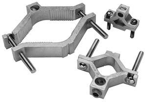D-40 TYPE GC-A DUAL RATED GROUND CLAMP For Copper and Aluminum Cable GC-A ground clamps are UL Listed for use with either copper or aluminum conductors to copper water pipe, galvanized pipe or steel