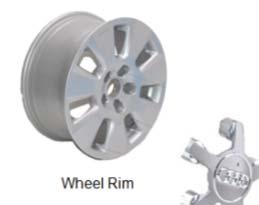 60 Aluminium/plastic 1.40 I. Wheel Rim Linear model: wheel rim mass estimate 12.20 0.0369, 0.0276, 1.31 0.00 Power model: wheel mass estimate.,.... R 2 = 0.