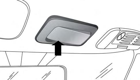 80 UNDERSTANDING THE FEATURES OF YOUR VEHICLE Interior Light The interior light is located in the headliner in between the sun visors.