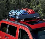 (3) This convenient carrier holds up to six pairs of skis, four snowboards or a combination of the two and features corrosion-resistant lock covers and either-side opening.