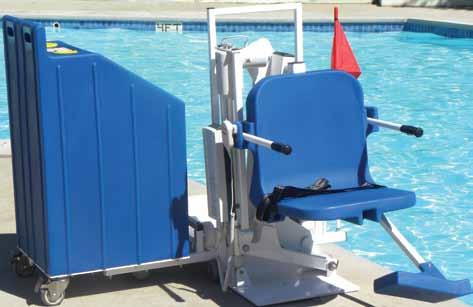 This extended reach can also clear an 8 inch high by 8 inch wide curb or wall. This makes it ideal for raised perimeter pools and spas.
