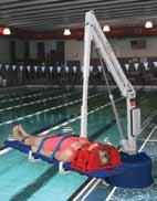 most versatile pool lift, able to accommodate patrons up to 500 lbs.