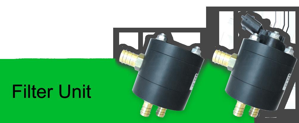 pressure relieve valve Electronic lock off valve with filter available in M12x1 and 1/4NPT connection Compact