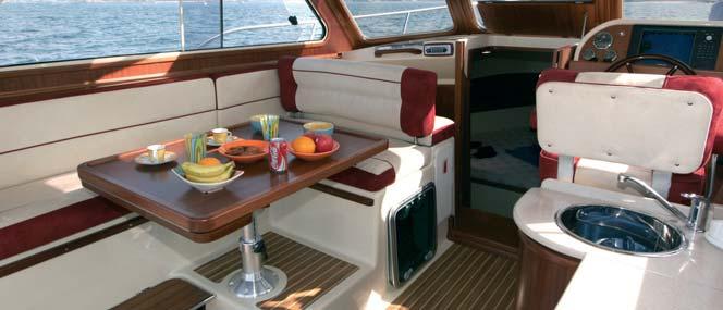Convivial & refined interior With the Guernsey 34,