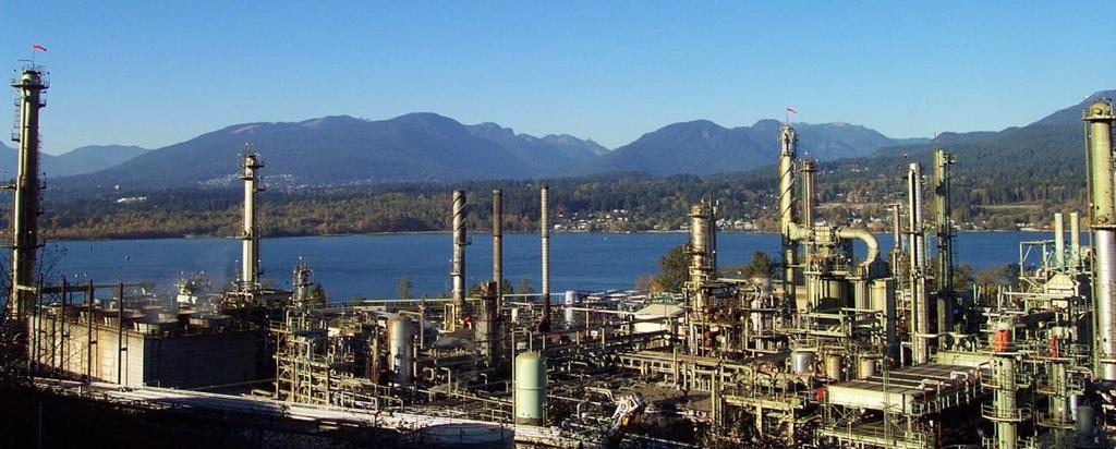 New Fuels at Burnaby Refinery Environmental Benefits of New Crude Contains lower carbon intensity of liquid fuels (gasoline, diesel, jet fuel) resulting in lower GHG and fewer emissions Increases