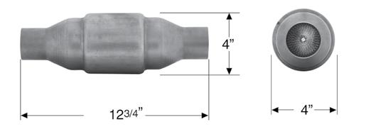 Substrate INLET/I.D. OUTLET/I.D. 2000130 3 3 w/o air tube DUTY Oval - w/ Air Tube DUTY EPA Eng./Test Weight 2-WAY 5.