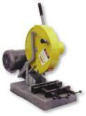 HI-SPEED NON- FERROUS MITRE SAW Non-ferrous saw for cutting aluminum, brass, plastic. Mitres 45 left or right. Capacities: 4.5" at 90. 4" x 3.5" at 45. 4400 spindle speed at 3450 RPM.