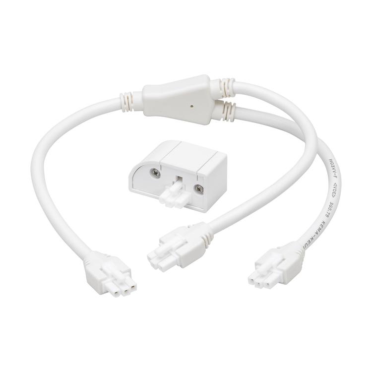 Cable 1525 mm, white, with plug male and female Ordercode
