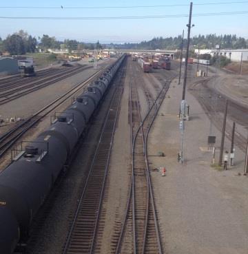 departure tracks Tukwila Station: New station replaces
