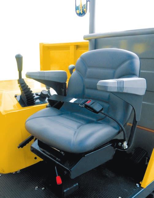 SAFETY > Seat with retractable seat belt.