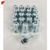 .. 20 piece set of M10 x1.5 x 34 zinc coated wheel nuts for NSU Prinz TT, TTS, 1000 and 1200... Silver 4.