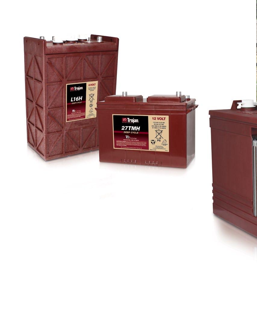 Deep-Cycle Flooded Batteries Signature Line Classic Trojan featuring... T2 Technology The Signature Line of deep-cycle flooded batteries is the flagship of Trojan s product portfolio.