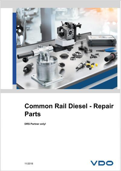 Repair Parts Catalogue The Repair Parts Catalogue is now available for download on the VDO Extranet This catalogue contains the up-to-date available repair parts and tools