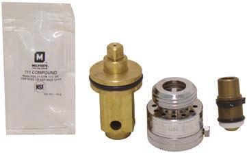 The brass lock easily screws onto faucets and hydrants then securely locks and unlocks with a