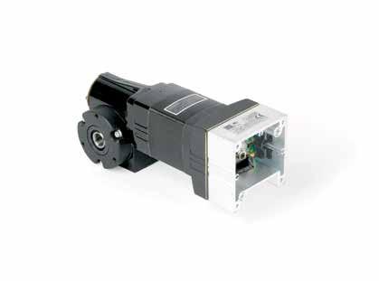 Innovative Product Solutions INTEGRAmotor Brushless DC motor or gearmotor with built-in motion control and feedback The perfect match of motor, speed control, and gearhead provides simplified wiring,