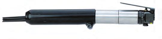 8" (97 mm) Bore diameter: 0.8" (20 mm) Blows per minute: 2200 Weight 4.7 lb (2.1 kg) Length: 9.3" (236 mm) Needle Scaler Model No.