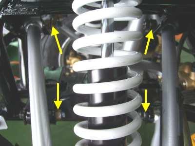 Torque bolts to 42Nm (30 ft. lbs.). 12. Attach upper A--arm (C) and lower A-arm (H) to steering knuckle (J). Tighten both ball joint nuts to 50 Nm (37 ft. lbs.). If cotter pin holes are not aligned, tighten nut slightly to align.