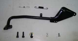 Remove foot brake lever and other components, arrange them order.