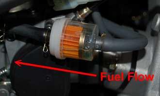 MAINTENANCE FUEL FILTER The fuel filter should be replaced in accordance with the Periodic Maintenance Chart or whenever sediment is visible in the filter.