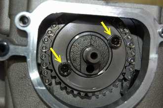 CAMSHAFT/SPROCKET REMOVAL AND INSPECTION NOTE: Orientation of the components is important for reassembly. Mark all components before disassembly. 1.