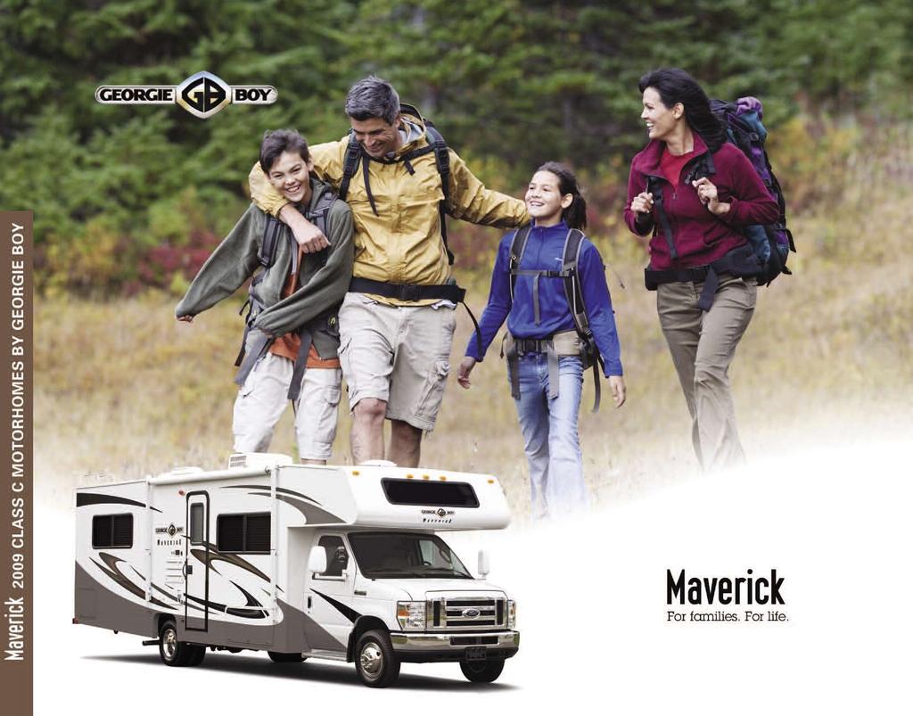 Maverick by Georgie Boy is designed to move families to new and exciting places with comfort and style. Travel freely surrounded with ample storage, entertainment features and a well equipped kitchen.