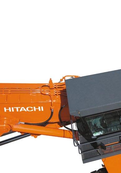 designed for SAFETY Hitachi prioritizes safety, and the EX-7 excavators are safer to operate and maintain than ever before.