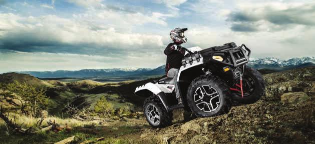 SPORTSMAN 850 SP vs. YAMAHA GRIZZLY 700 EPS HEAD-TO-HEAD HARDEST WORKING 67 % more horsepower - 77 HP vs. 46 HP.