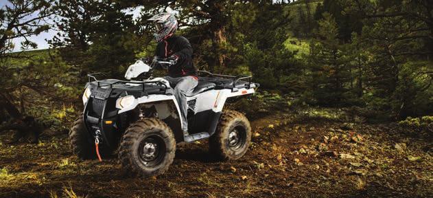 SPORTSMAN 570 EPS vs HONDA FOURTRAX FOREMAN 4x4 EPS HEAD-TO-HEAD HARDEST WORKING 52 % more horsepower. 44 HP vs 29 HP 44 % more towing capacity plus a 1.25 receiver hitch.