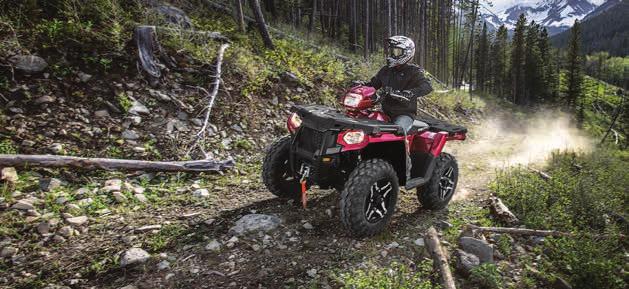 SPORTSMAN 570 SP vs YAMAHA GRIZZLY 550 EPS HEAD-TO-HEAD HARDEST WORKING On-Demand AWD for 4-wheel traction right when you need it and back to 2WD when you don't.