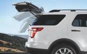 To help ease cargo loading, Explorer offers you a power liftgate.