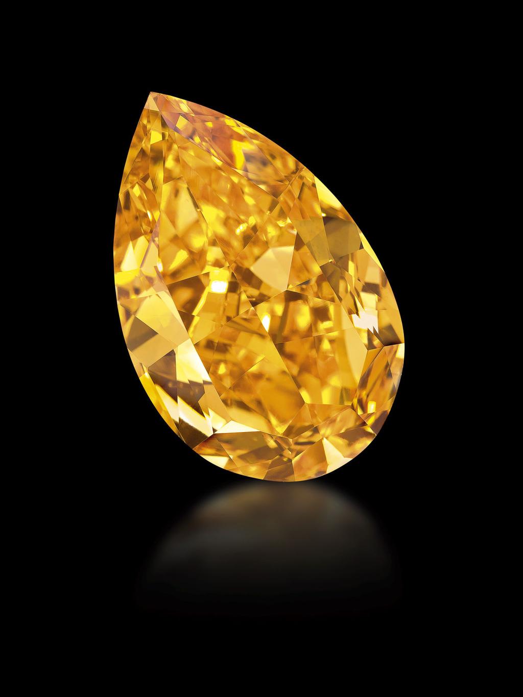 Orange Diamond Sells for $36 Million at Christie s Thomas Mulier November 13, 2013 3:28 AM EST "The Orange," the largest fancy vivid orange diamond in the world.