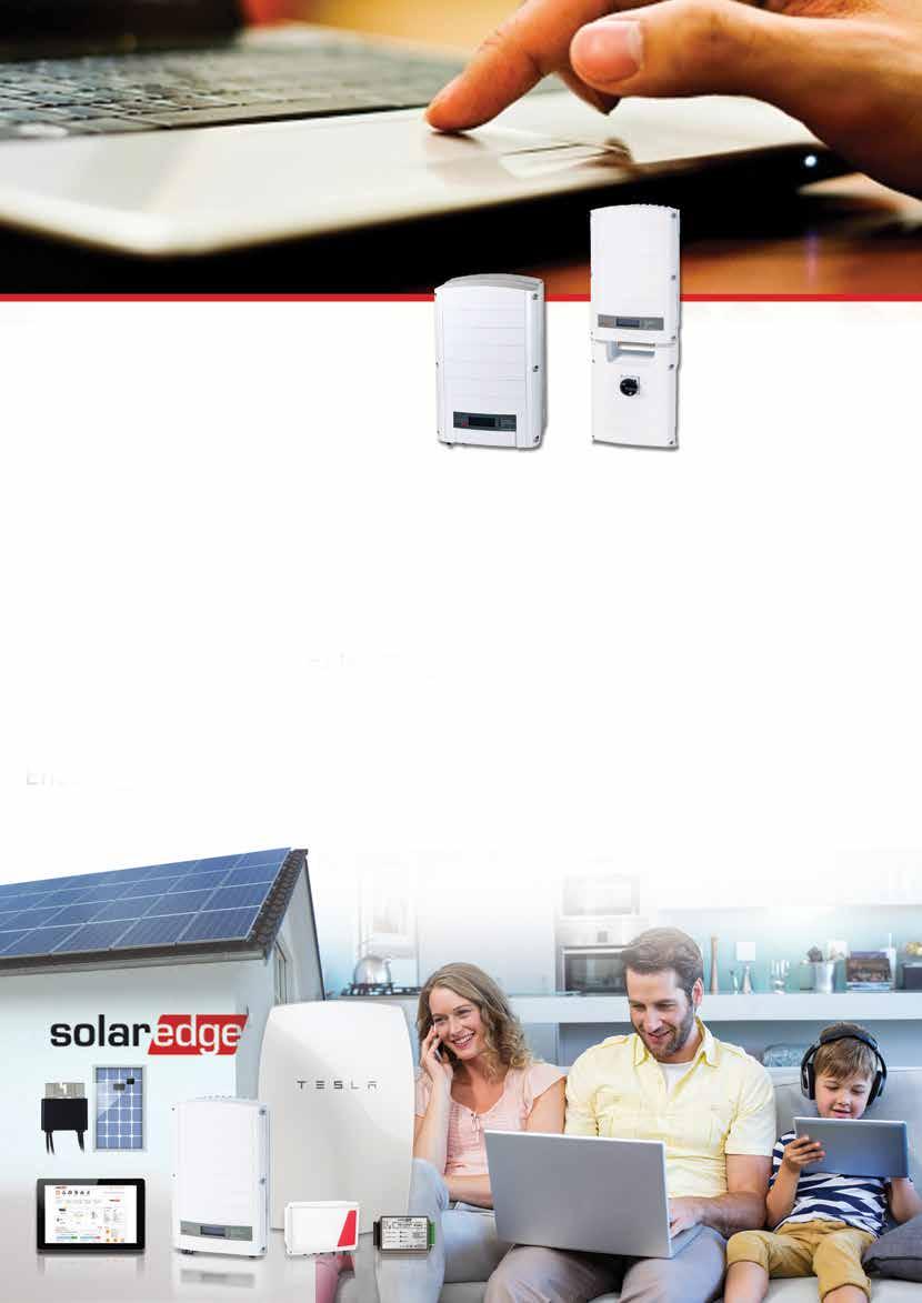 Energy independance at your fingertips StorEdge Solution Products SolarEdge s StorEdge DC coupled storage solution allows homeowners to maximize self-consumption and enable energy independence.