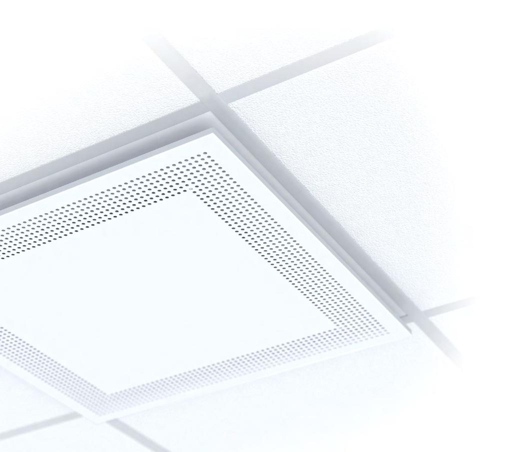 REK, LEK, ROK and LOK Stylish supply air diffusers REK, LEK, ROK and LOK are designed for suspended ceilings and form a horizontal throw pattern.