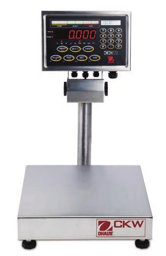 Bench CHAMP CKW Scales All stainless steel construction with NEMA 4X/IP66 washdown protection, 11.