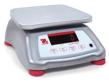 Compact Bench Valor 4000 Washdown Scales Legal for trade and Canada, NSF listed/certified, USDA AMS Accepted, supports HACCP systems IP X8 Wash-down Protection ABS (P version) or stainless steel (XW