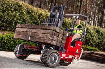 With a lift capacity of up to 3500 kg, the M8 NX can transfer heavy loads quickly and safely even across challenging terrain.