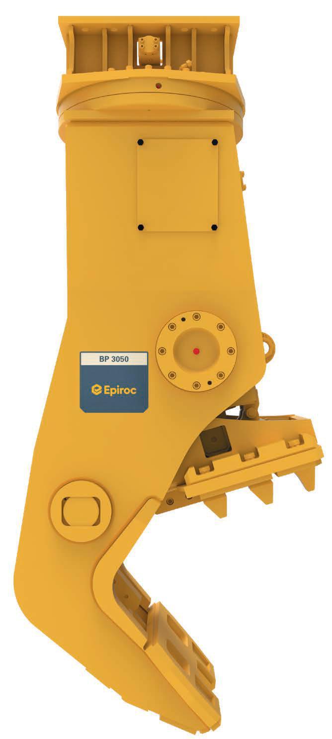 BULK PULVERIZERS A versatile shape-shifter Optional 360 endless hydraulic rotation allows optimal positioning and