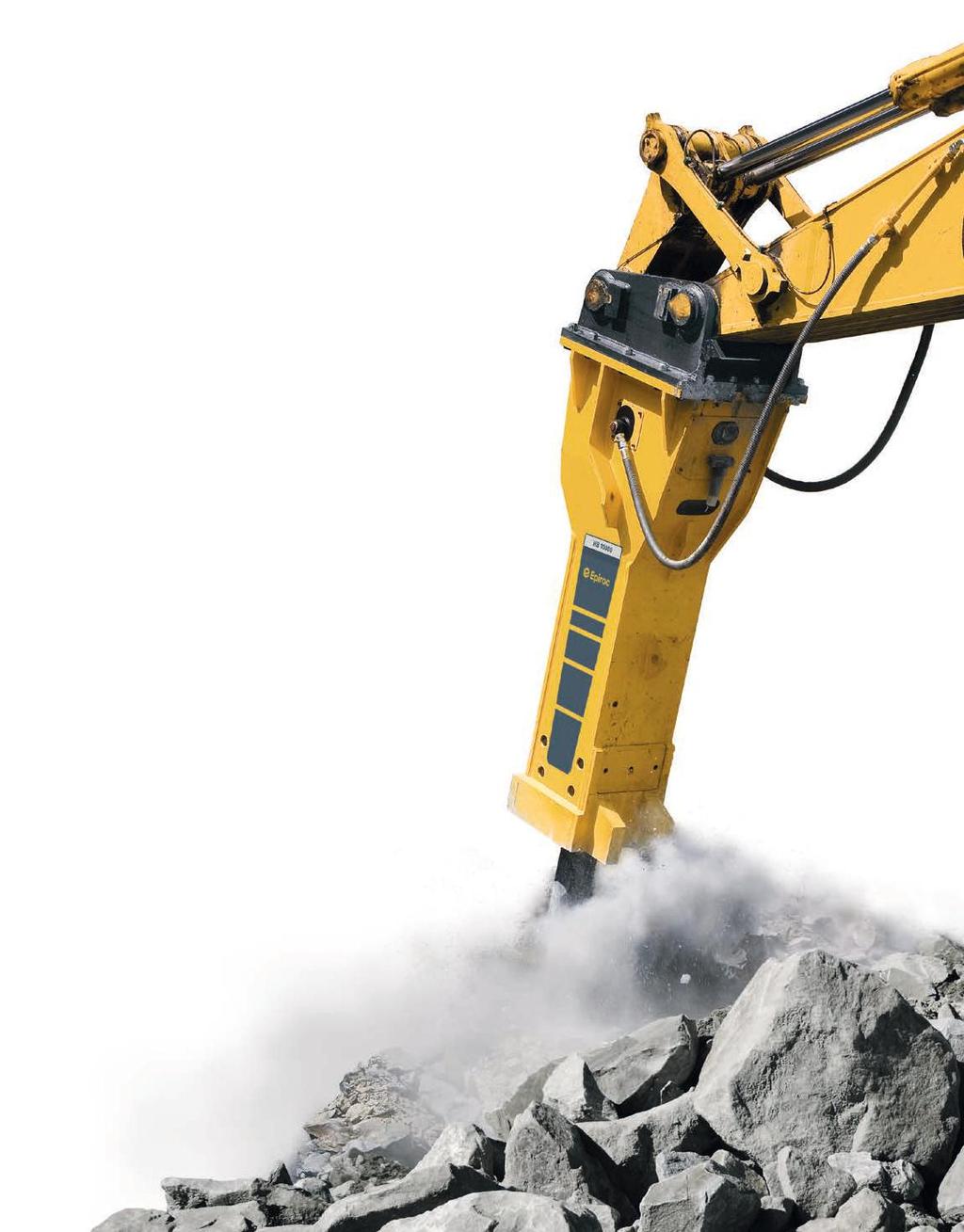 Time to change the industry. Again. Welcome to Epiroc. We created the first-ever hydraulic breaker.