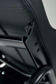 Not only are adjustments effortless, but the bolts are completely seamless, maintaining the sleek appearance